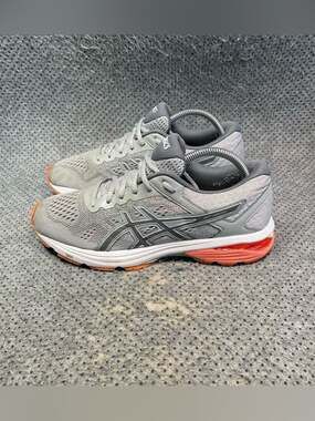 Asics GT-1000 Grey Orange Running Shoes Size 9 Women’s